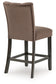 Jeshina Upholstered Barstool (2/CN) Signature Design by Ashley®