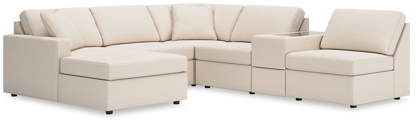 Modmax 6-Piece Sectional with Chaise and Storage Console Signature Design by Ashley®