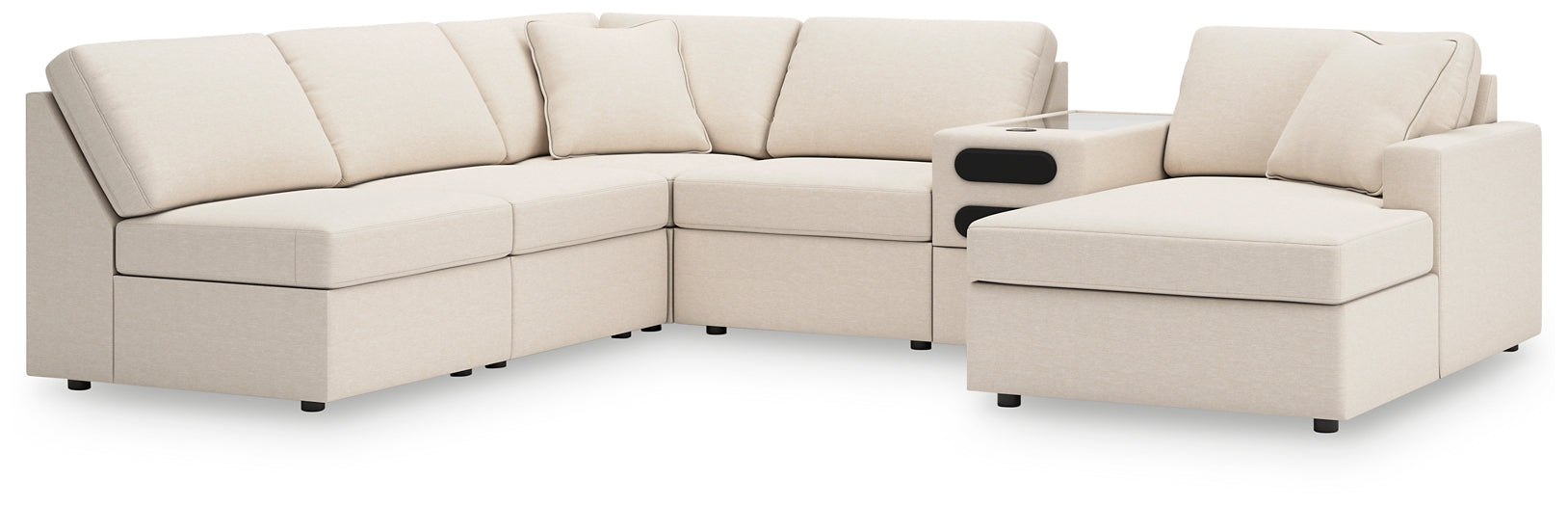 Modmax 6-Piece Sectional with Chaise and Audio Console Signature Design by Ashley®