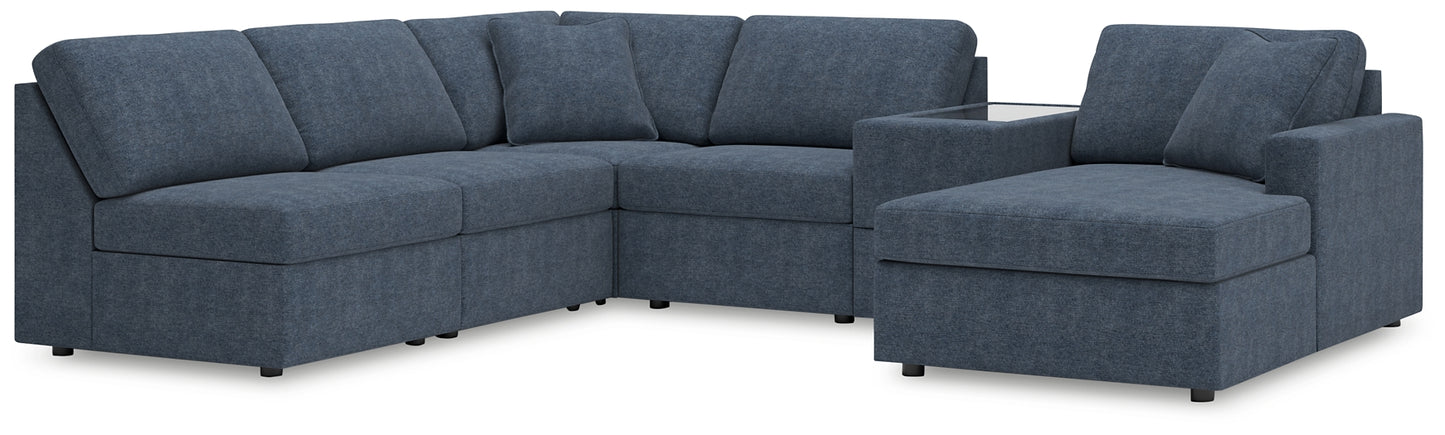 Modmax 6-Piece Sectional with Chaise and Storage Console Signature Design by Ashley®