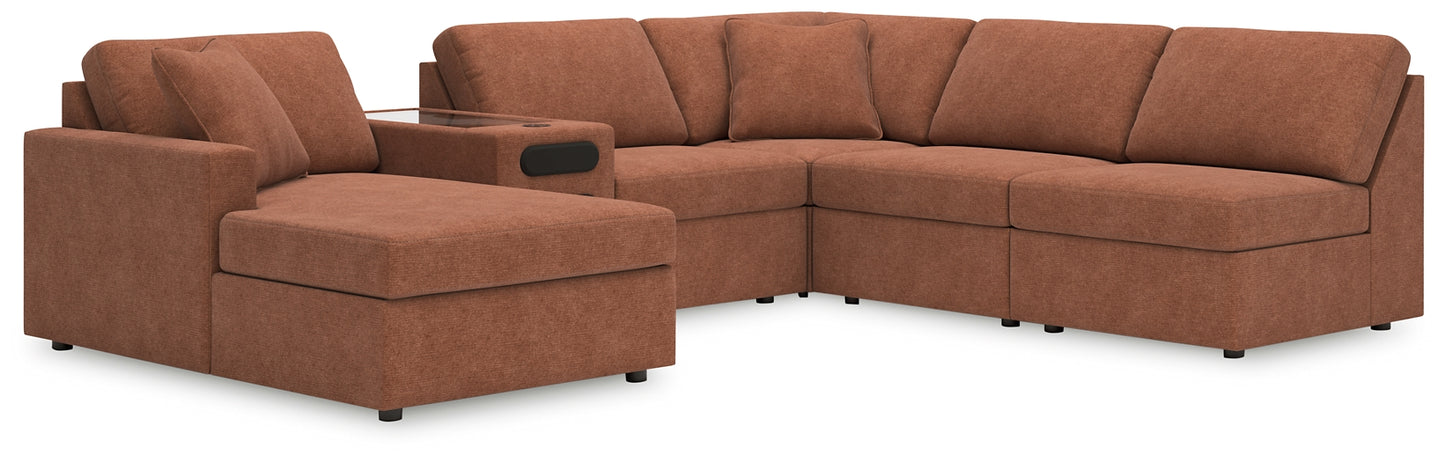 Modmax 6-Piece Sectional with Chaise and Audio Console Signature Design by Ashley®