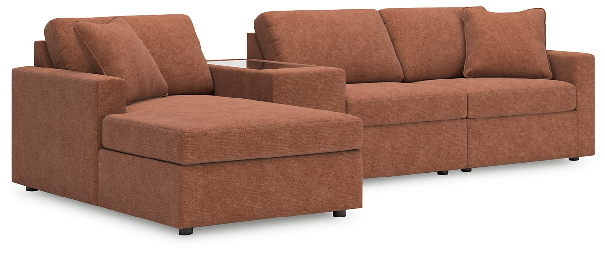 Modmax 4-Piece Sectional with Chaise and Storage Console Signature Design by Ashley®