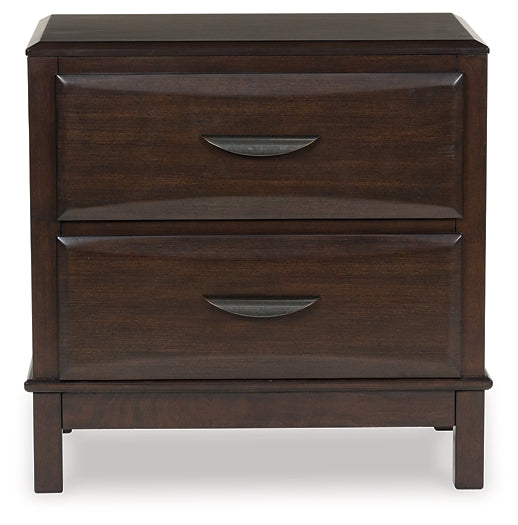 Vanmore Two Drawer Night Stand Benchcraft®