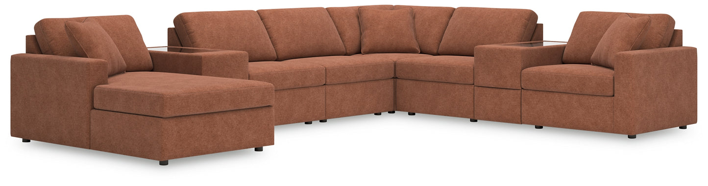 Modmax 8-Piece Sectional with Chaise and Storage Consoles Signature Design by Ashley®