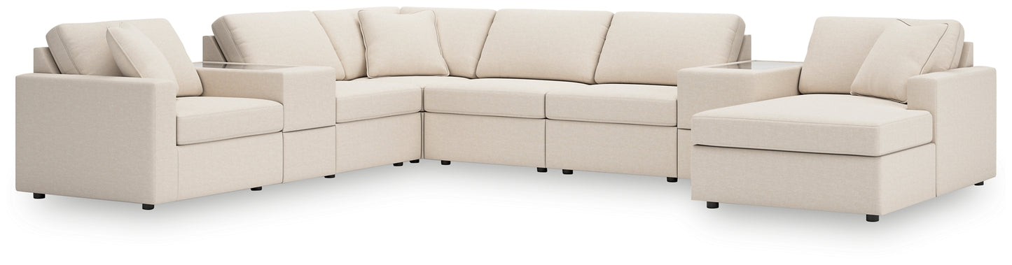 Modmax 8-Piece Sectional with Chaise and Storage Consoles Signature Design by Ashley®