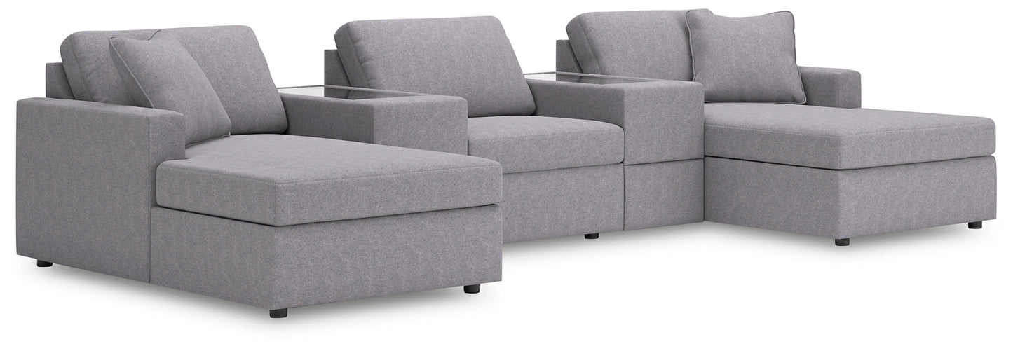 Modmax 5-Piece Pit Sectional with Storage Consoles Signature Design by Ashley®