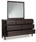 Vanmore Dresser and Mirror Benchcraft®