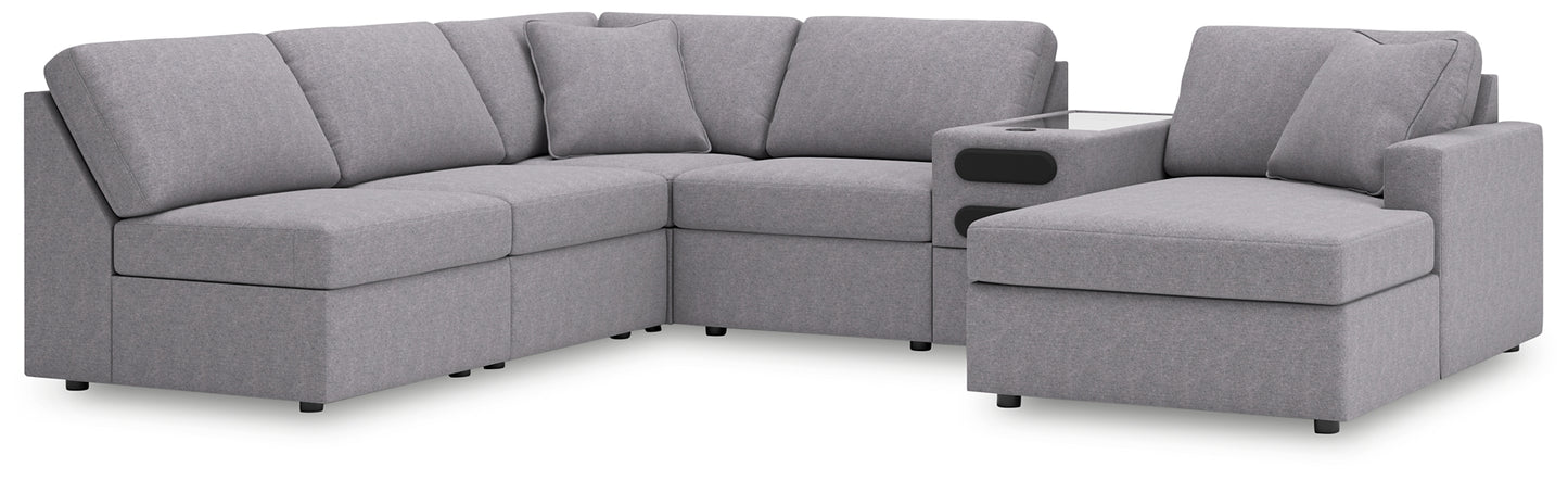 Modmax 6-Piece Sectional with Chaise and Audio Console Signature Design by Ashley®