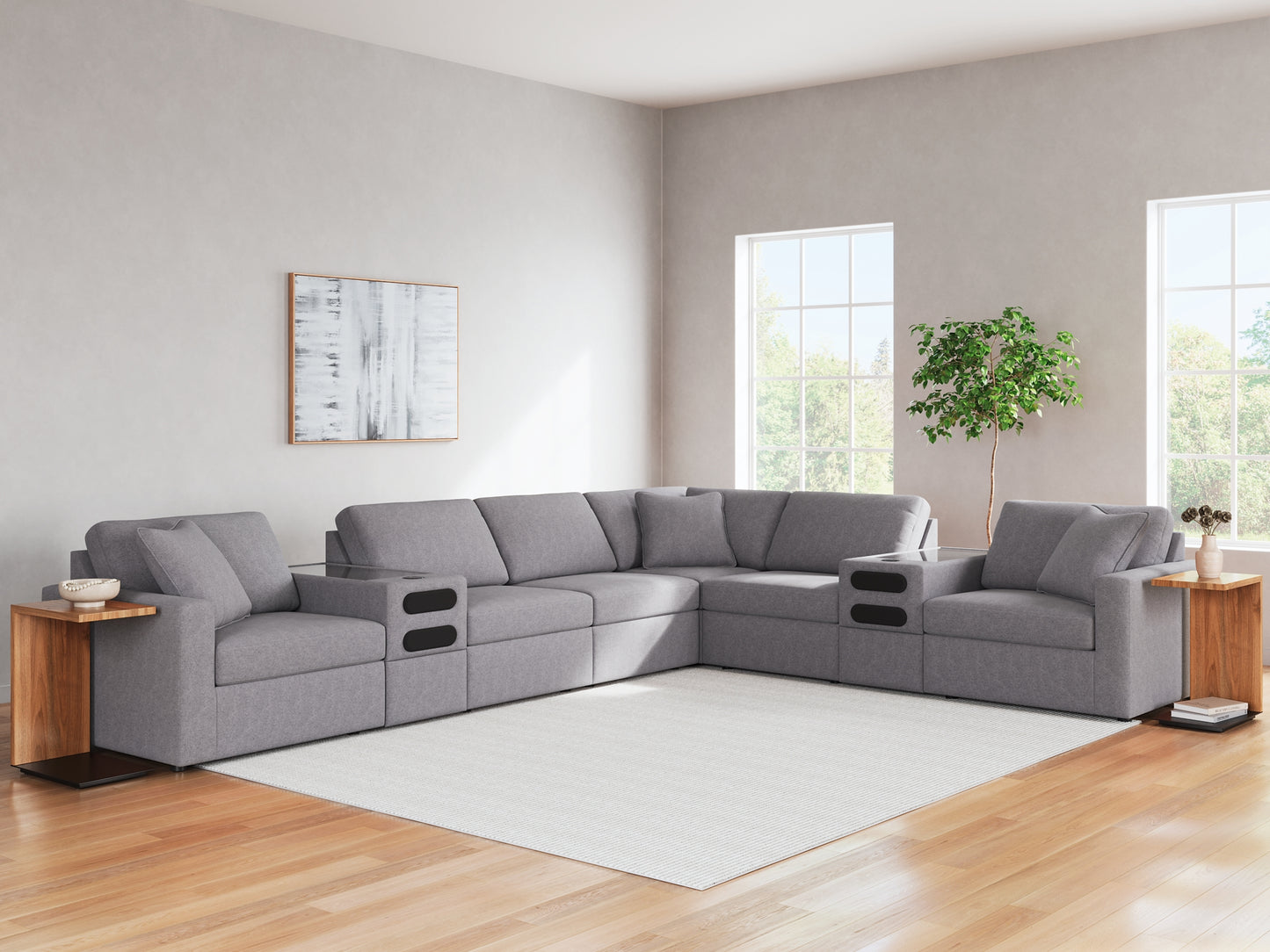 Modmax 8-Piece Sectional with Audio Consoles Signature Design by Ashley®