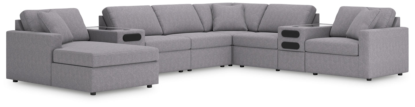 Modmax 8-PC Sectional with Chaise and Audio Consoles Signature Design by Ashley®