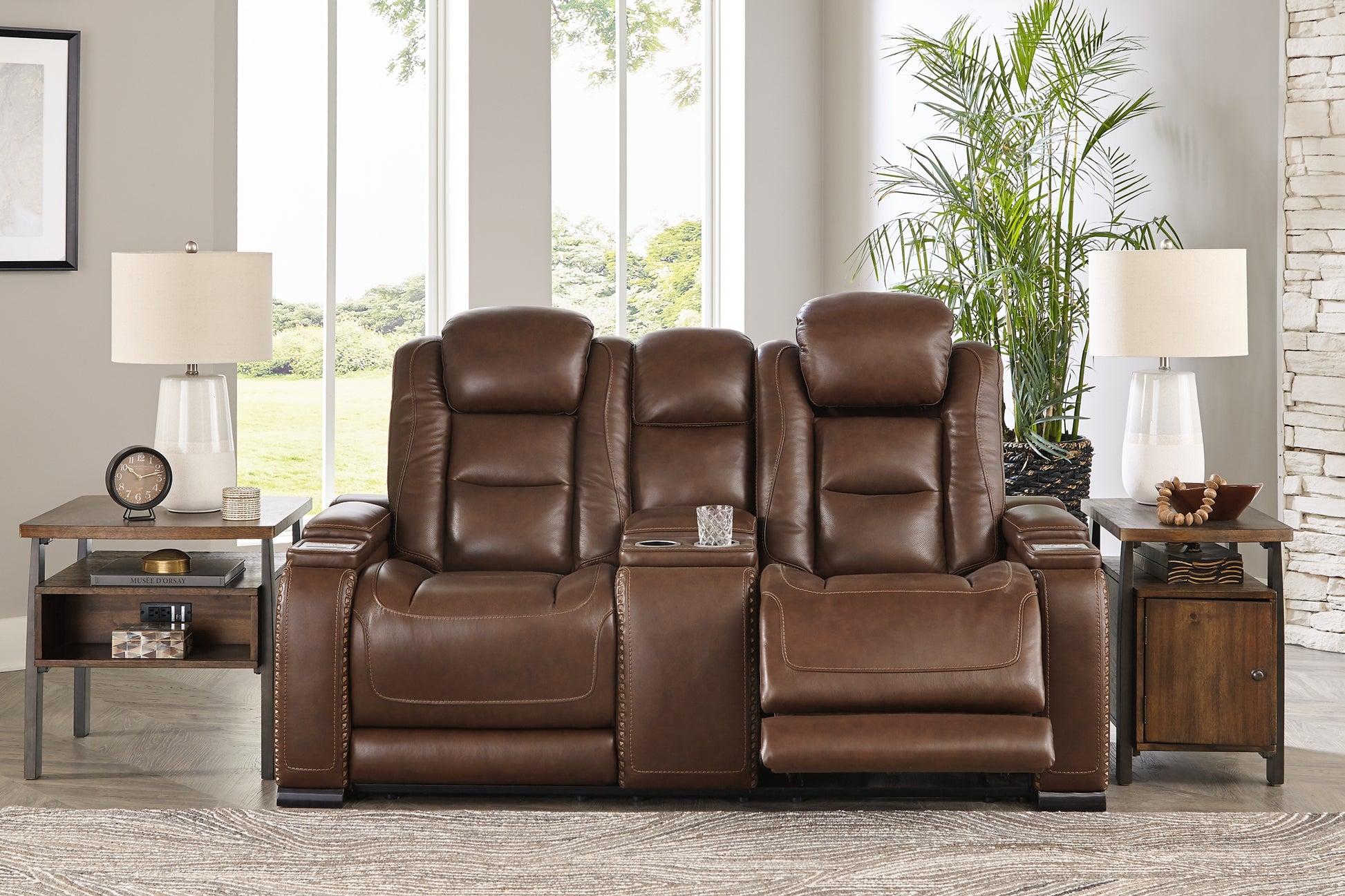 The Man-Den Sofa, Loveseat and Recliner Signature Design by Ashley®