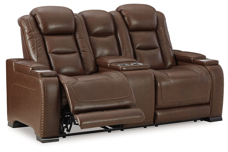 The Man-Den Sofa, Loveseat and Recliner Signature Design by Ashley®