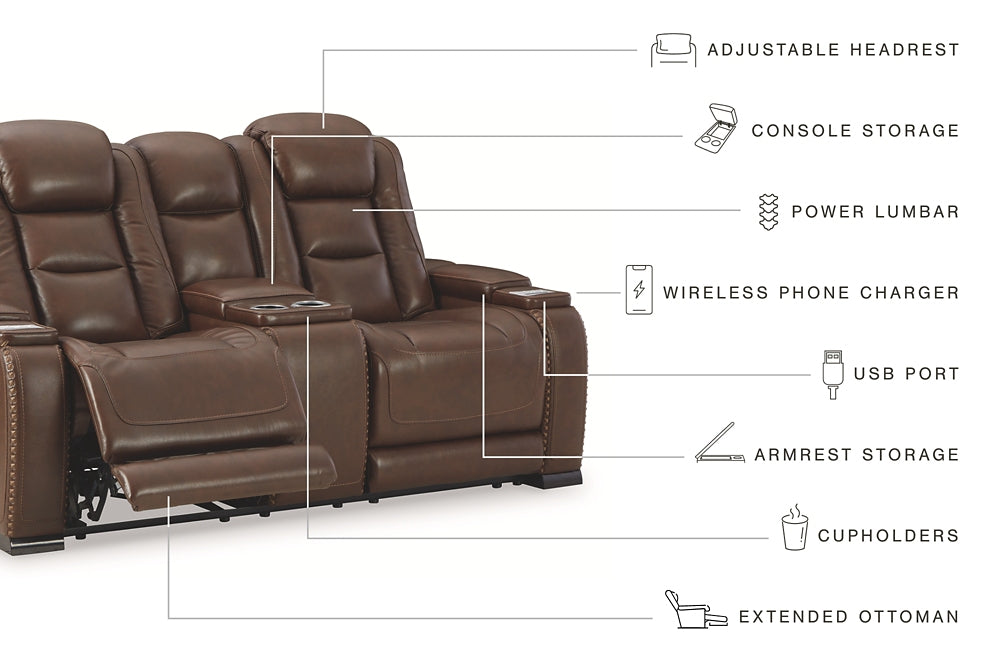 The Man-Den Sofa, Loveseat and Recliner Signature Design by Ashley®