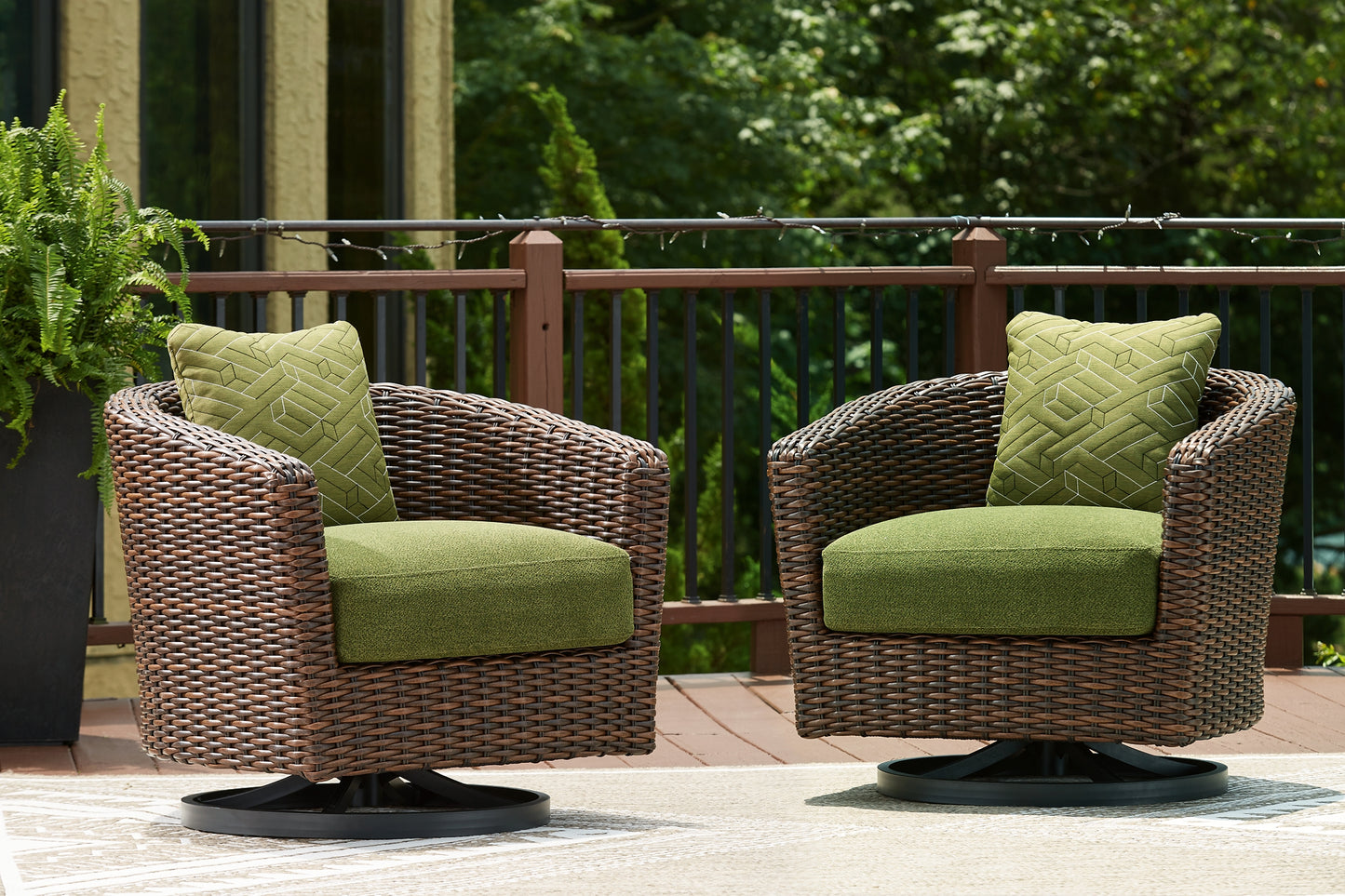 Horizon Hall 2 Lounge Chairs with End Table Signature Design by Ashley®