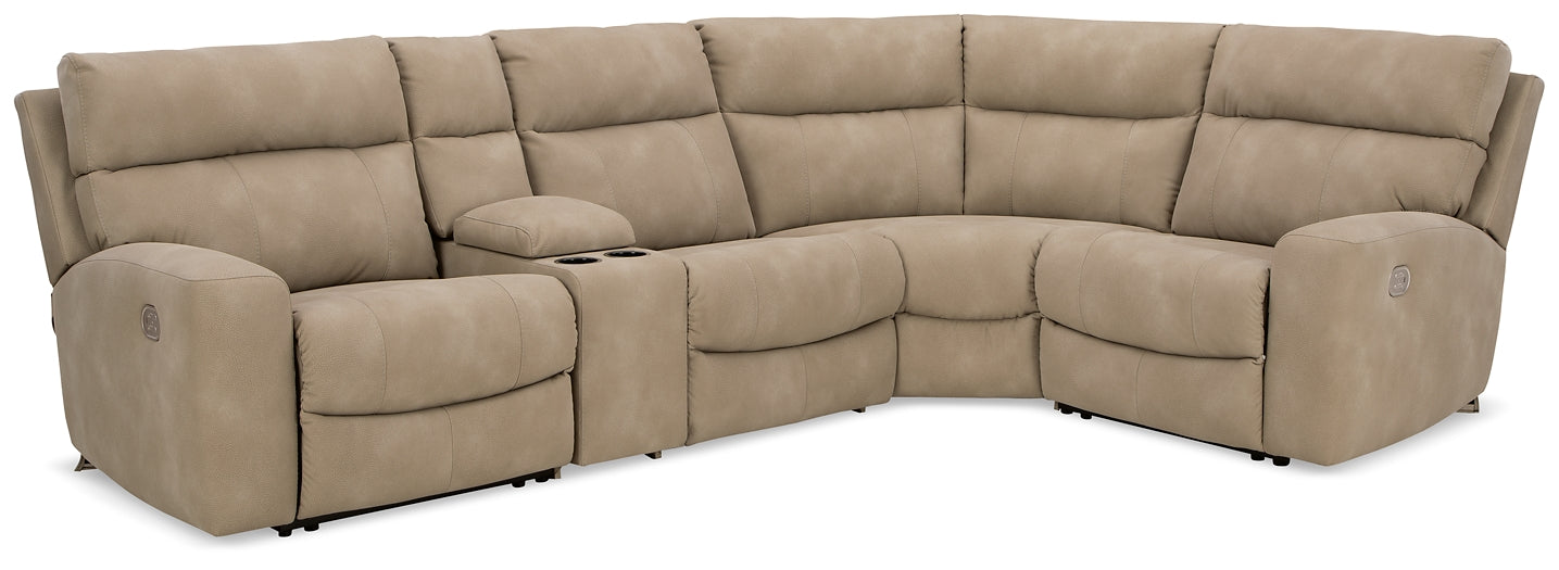 Next-Gen DuraPella 5-Piece Power Reclining Sectional Signature Design by Ashley®