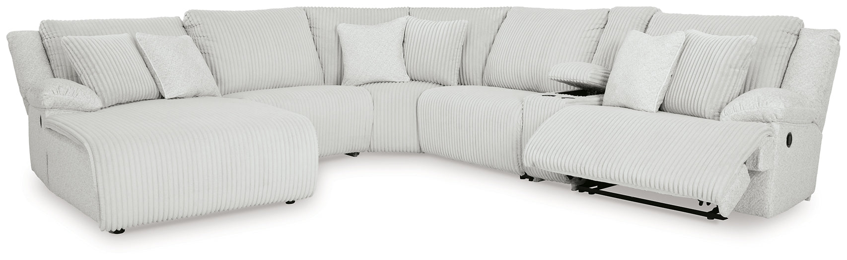 Top Tier 6-Piece Reclining Sectional with Chaise Signature Design by Ashley®