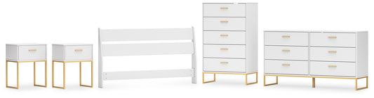 Socalle Queen Panel Headboard with Dresser, Chest and 2 Nightstands Signature Design by Ashley®