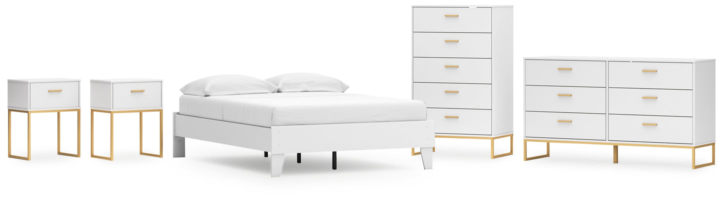 Socalle Full Platform Bed with Dresser, Chest and 2 Nightstands Signature Design by Ashley®