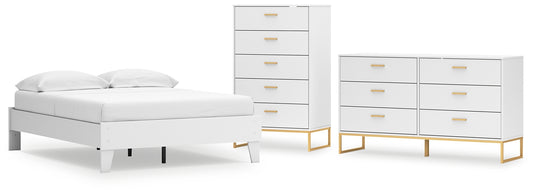 Socalle Full Platform Bed with Dresser and Chest Signature Design by Ashley®