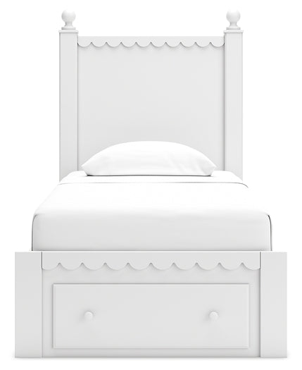 Mollviney Twin Panel Storage Bed with Dresser and 2 Nightstands Signature Design by Ashley®