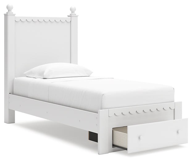 Mollviney Twin Panel Storage Bed with Dresser and 2 Nightstands Signature Design by Ashley®