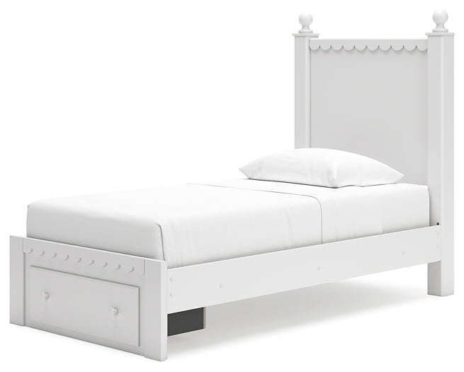 Mollviney Twin Panel Storage Bed with Dresser and 2 Nightstands Signature Design by Ashley®