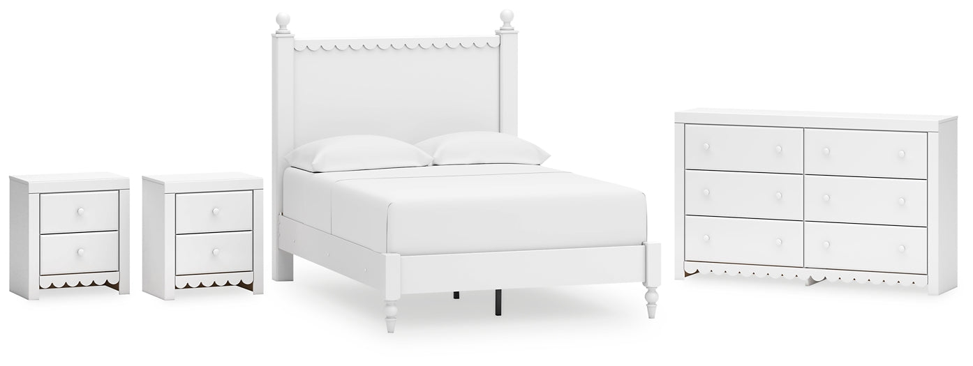 Mollviney Full Panel Bed with Dresser and 2 Nightstands Signature Design by Ashley®