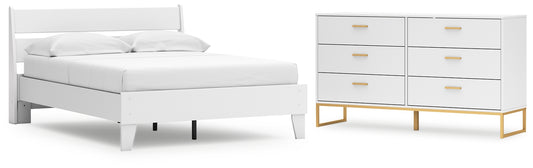 Socalle Full Panel Platform Bed with Dresser Signature Design by Ashley®