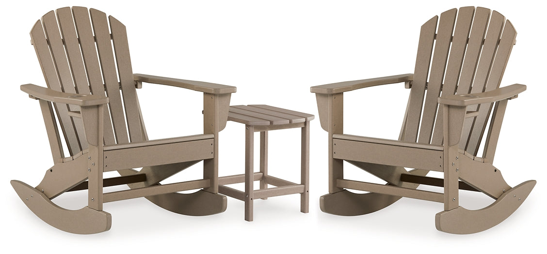 Sundown Treasure 2 Outdoor Chairs with End Table Signature Design by Ashley®