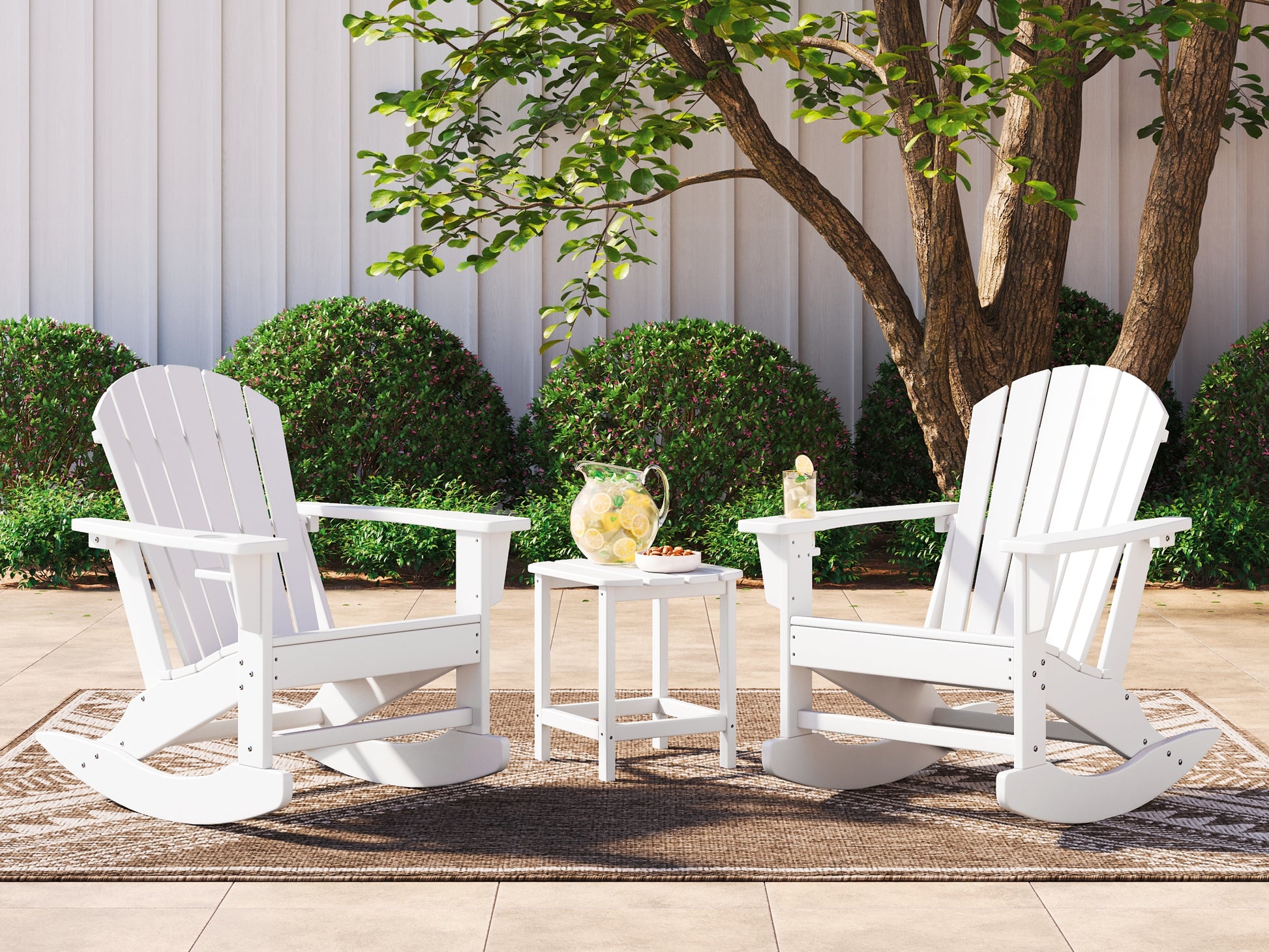 Sundown Treasure 2 Outdoor Chairs with End Table Signature Design by Ashley®