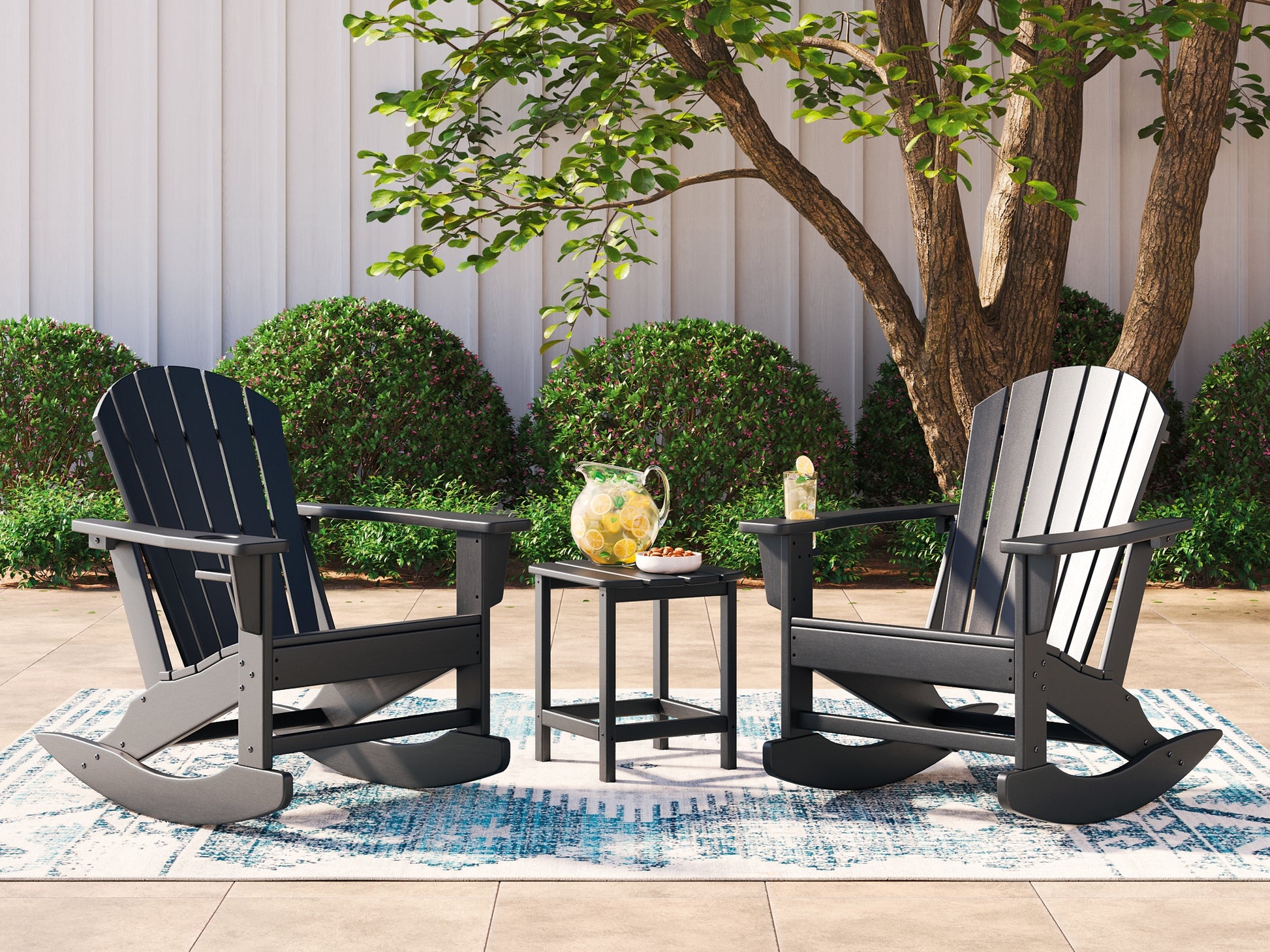 Sundown Treasure 2 Outdoor Chairs with End Table Signature Design by Ashley®