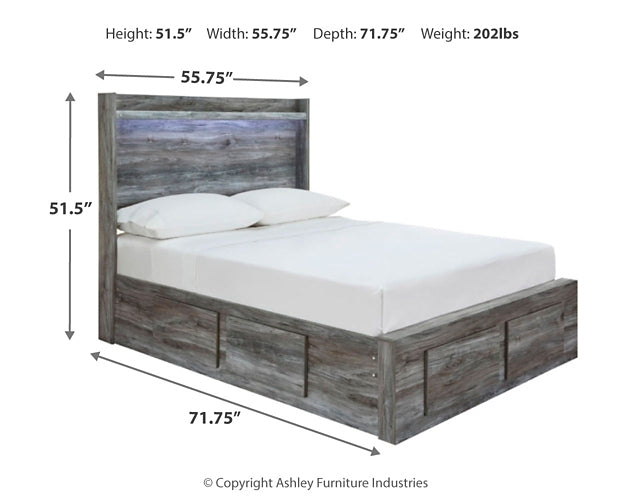 Baystorm  Panel Bed With 4 Storage Drawers Signature Design by Ashley®