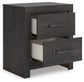 Hollivern Two Drawer Night Stand Signature Design by Ashley®