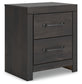 Hollivern Two Drawer Night Stand Signature Design by Ashley®