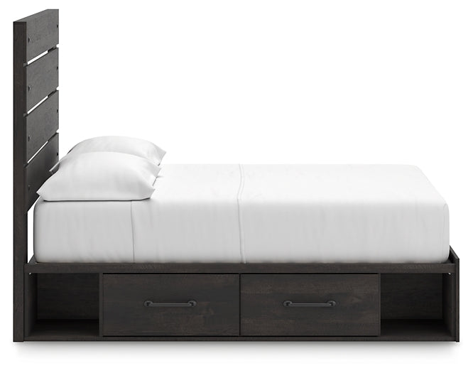 Hollivern  Panel Bed With Storage Signature Design by Ashley®