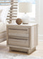 Hasbrick Queen Panel Bed with Mirrored Dresser and 2 Nightstands Signature Design by Ashley®