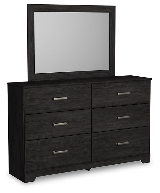 Belachime Full Panel Bed with Mirrored Dresser, Chest and Nightstand Signature Design by Ashley®