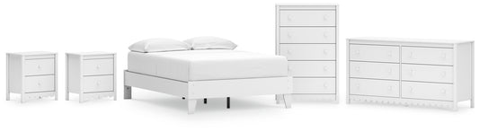 Hallityn Full Platform Bed with Dresser, Chest and 2 Nightstands Signature Design by Ashley®