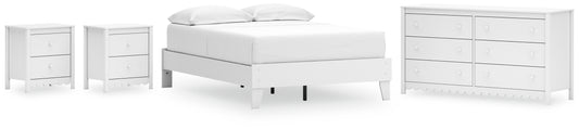 Hallityn Full Platform Bed with Dresser and 2 Nightstands Signature Design by Ashley®