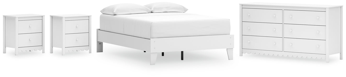 Hallityn Full Platform Bed with Dresser and 2 Nightstands Signature Design by Ashley®