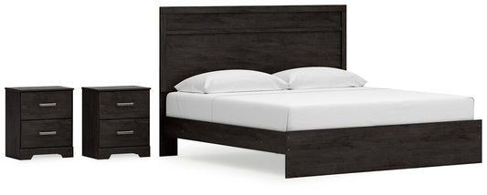 Belachime King Panel Bed with Dresser and 2 Nightstands Signature Design by Ashley®