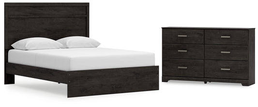 Belachime Queen Panel Bed with Dresser Signature Design by Ashley®