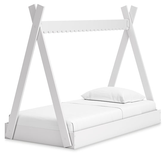 Hallityn Twin Tent Bed with Nightstand Signature Design by Ashley®