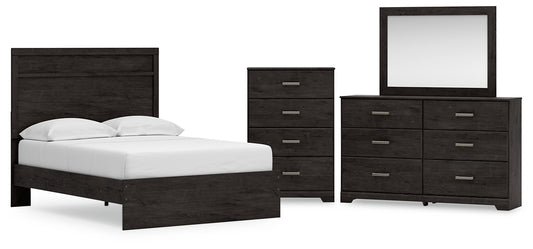 Belachime Full Panel Bed with Mirrored Dresser and Chest Signature Design by Ashley®