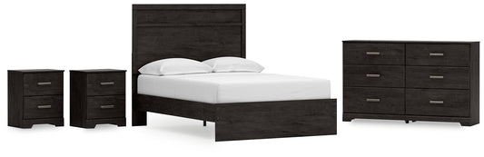 Belachime Full Panel Bed with Dresser and 2 Nightstands Signature Design by Ashley®