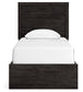 Belachime Twin Panel Bed with Nightstand Signature Design by Ashley®