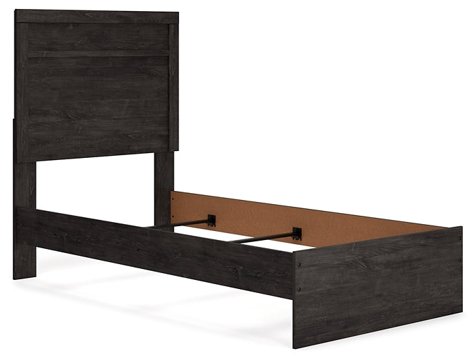 Belachime Twin Panel Bed with Nightstand Signature Design by Ashley®