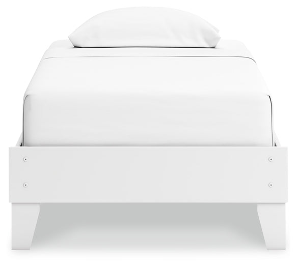 Hallityn Twin Platform Bed with Nightstand Signature Design by Ashley®