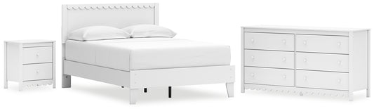 Hallityn Full Panel Platform Bed with Dresser and Nightstand Signature Design by Ashley®