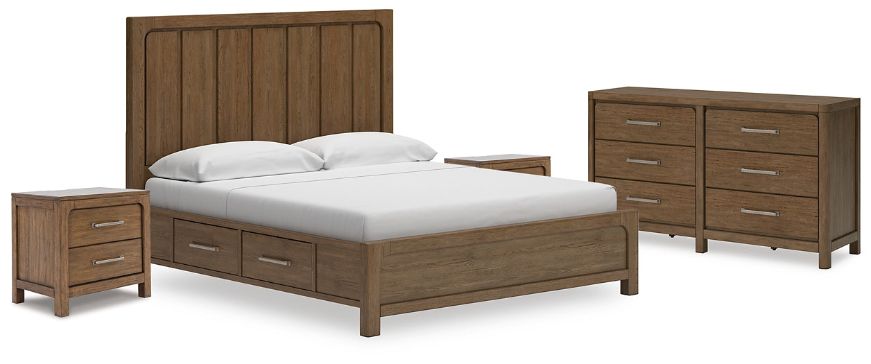 Cabalynn King Panel Storage Bed with Dresser and 2 Nightstands Signature Design by Ashley®